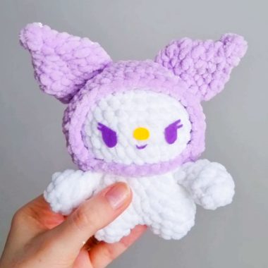 Kuromi Häkelanleitung Schritt für Schritt kostenlos (1)