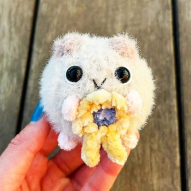 Feierlicher Hamster häkeln Schritt für Schritt (1)