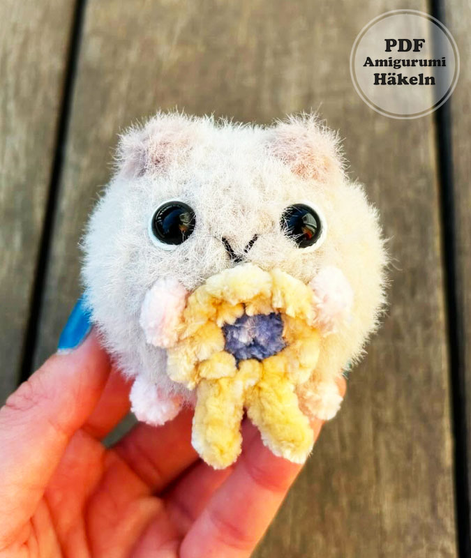 Feierlicher Hamster häkeln Schritt für Schritt (3)