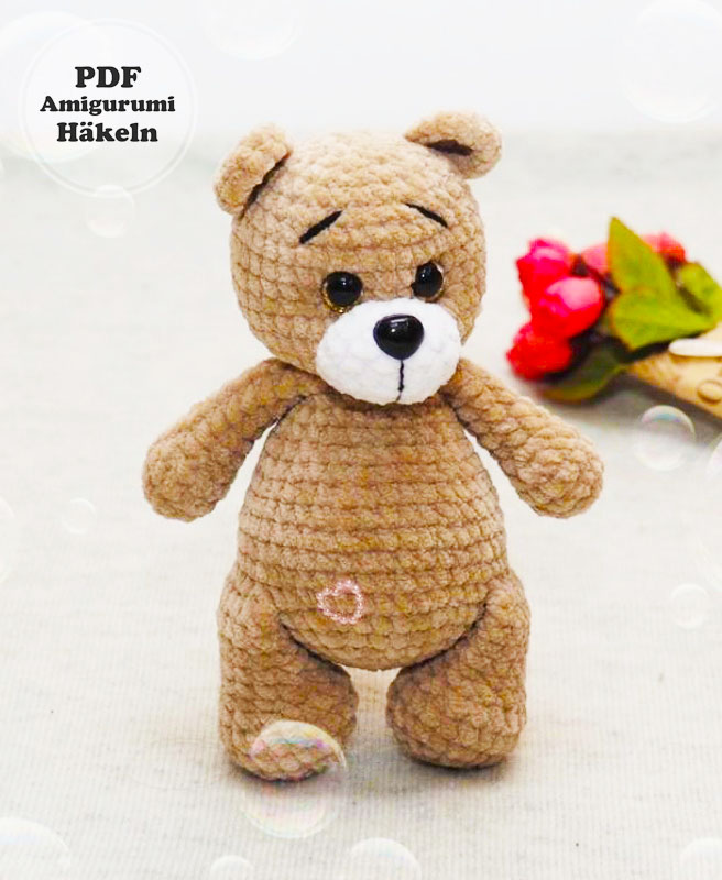 Braunbär Freddy Häkeln Amigurumi PDF Kostenlos (1)