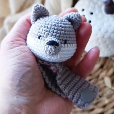 Husky und Fuchs Armband für Babys häkeln (1)
