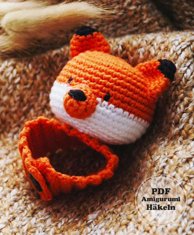 Husky und Fuchs Armband für Babys häkeln (3)