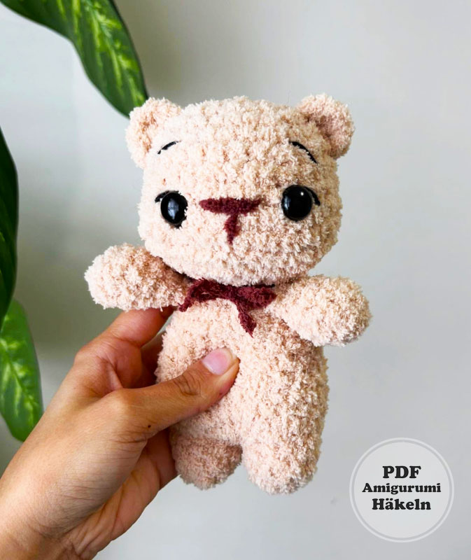 Mini Teddybär für Anfänger Schritt für Schritt (3)