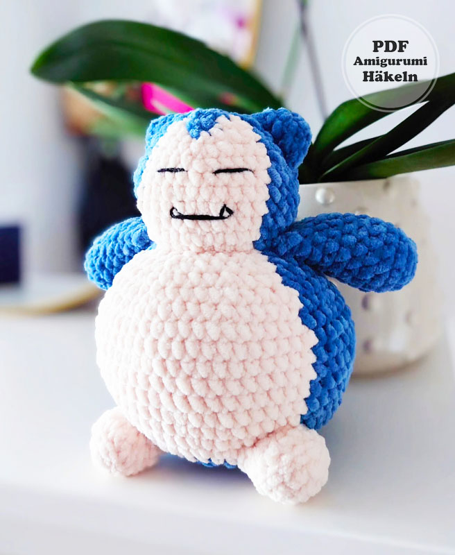 Relaxo Pokémon Amigurumi kostenlose Häkelanleitung PDF (3)