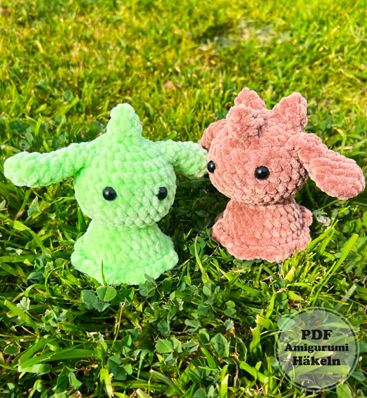 Gummymon und Chocomon Amigurumi Anleitung (2)