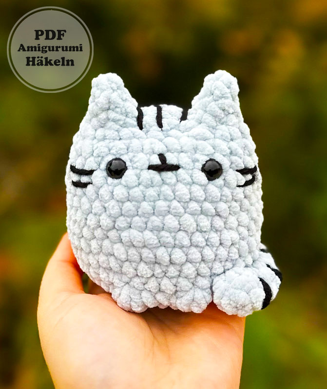 Pusheen Katze Amigurumi Anleitung Schritt für Schritt (2)