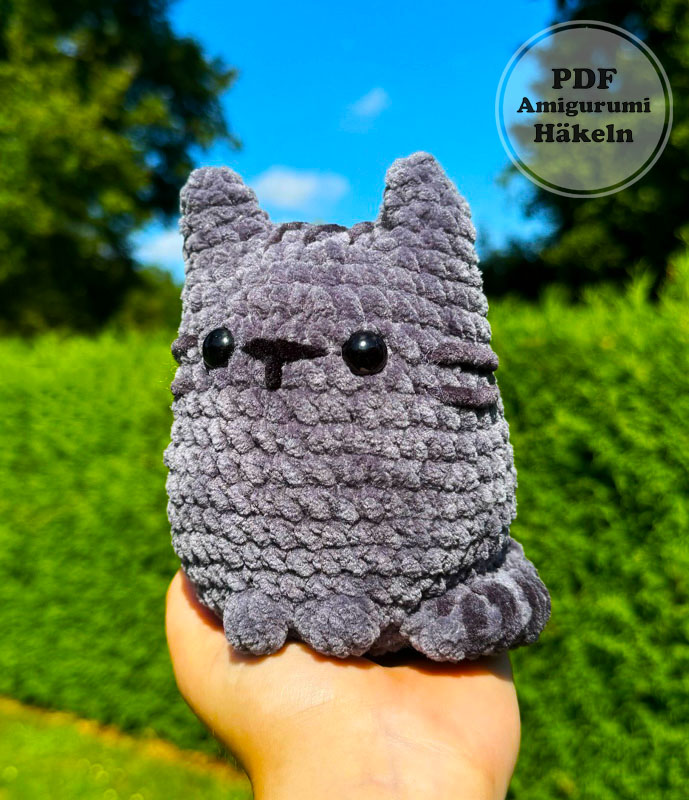 Pusheen Katze Amigurumi Anleitung Schritt für Schritt (3)