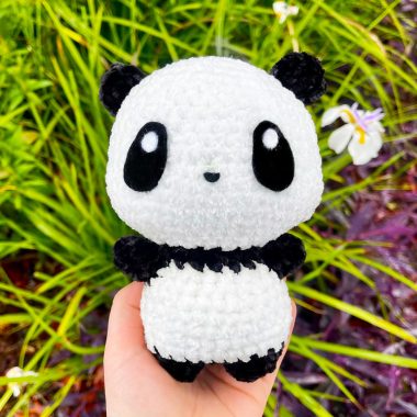 Süßes Panda-Amigurumi Anleitung für Anfänger (1)