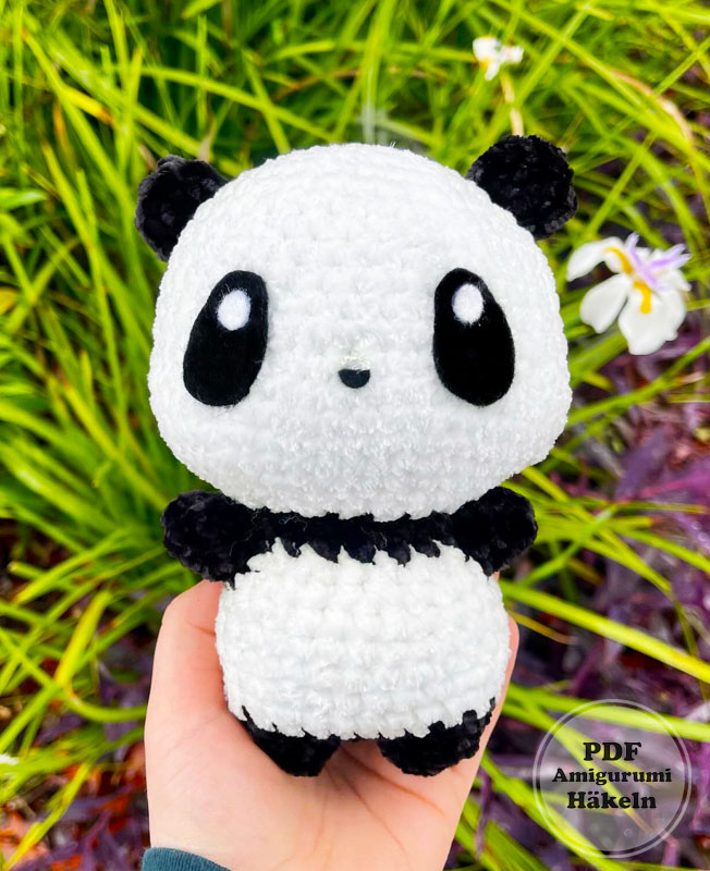 Süßes Panda-Amigurumi Anleitung für Anfänger (2)