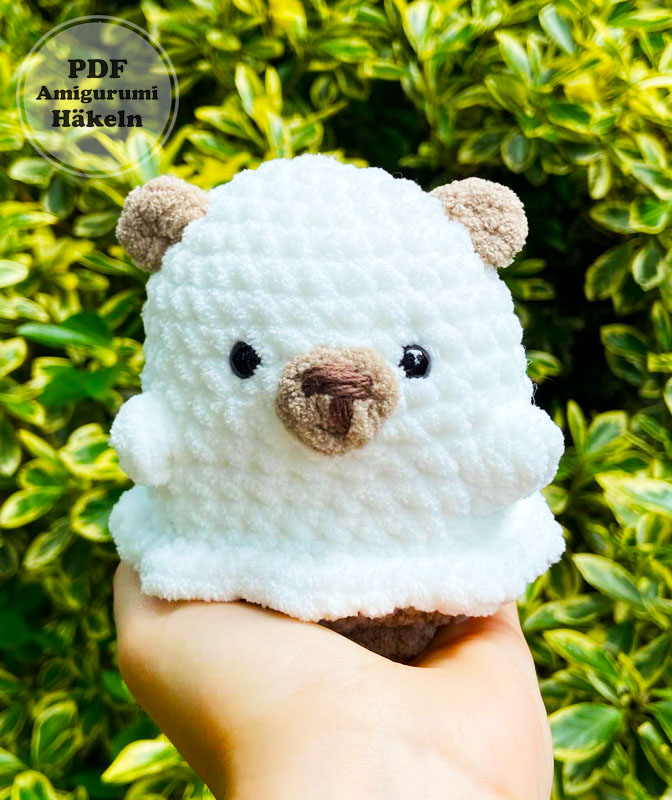 Boo, der Geist Bär Amigurumi Anleitung Kostenlos (3)