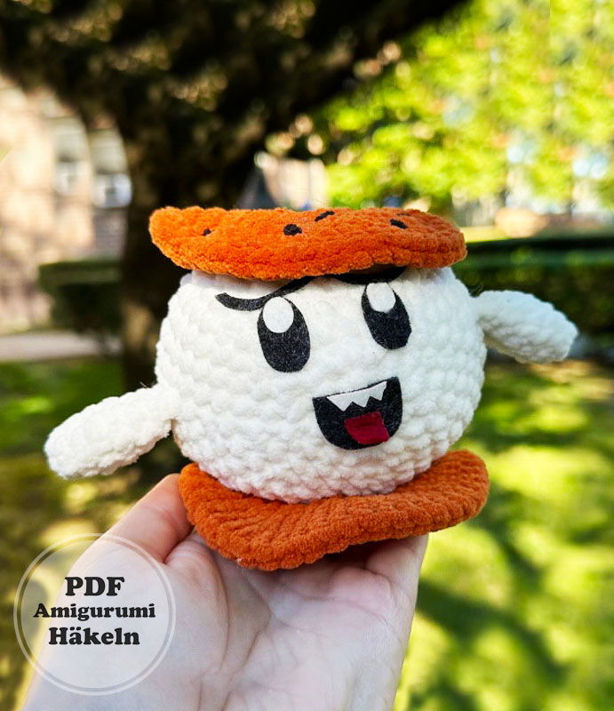 Eis-Sandwich für Halloween Häkeln PDF Anleitung (3)