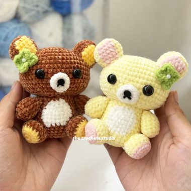 Kleiner Kuma der Bär Häkelanleitung Schritt für Schritt (1)