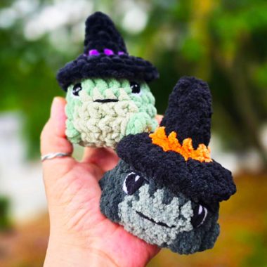 Welcher Frosch für Halloween Häkeln Anleitung (1)
