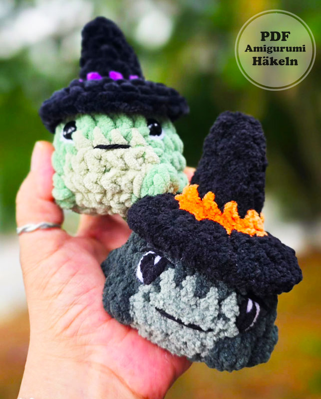 Welcher Frosch für Halloween Häkeln Anleitung (3)