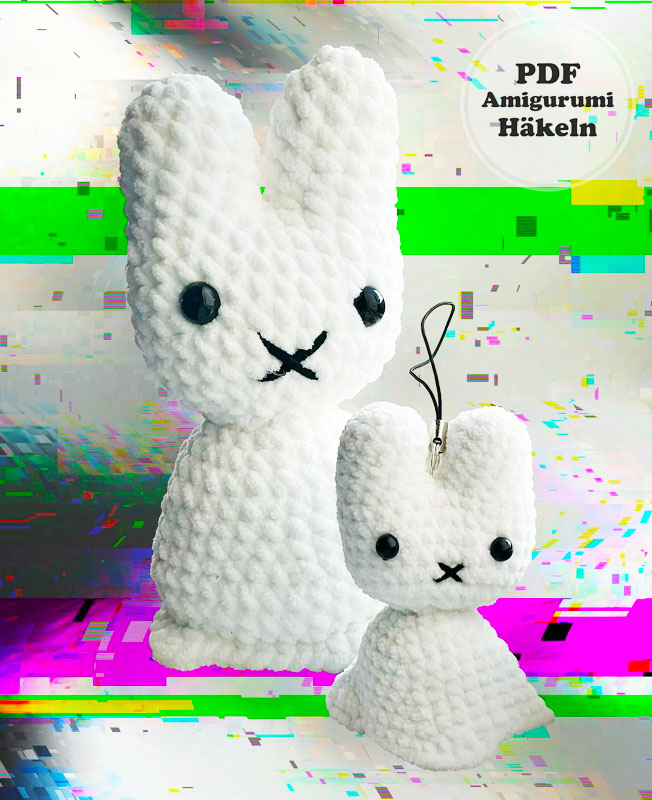 Miffy Geist Häkeln PDF Anleitung für Halloween 4