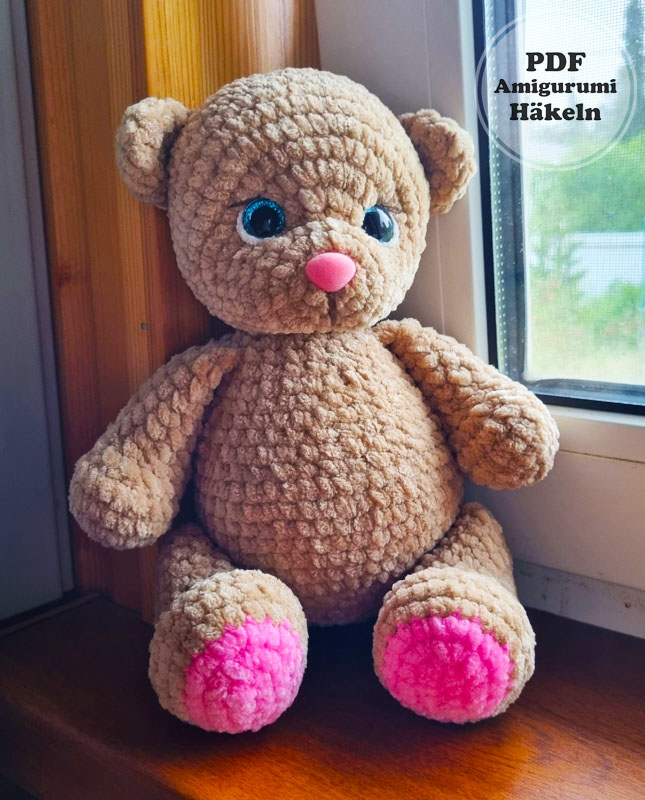 Mischutka Plüsch Bär PDF Amigurumi Anleitung Kostenlos (3)