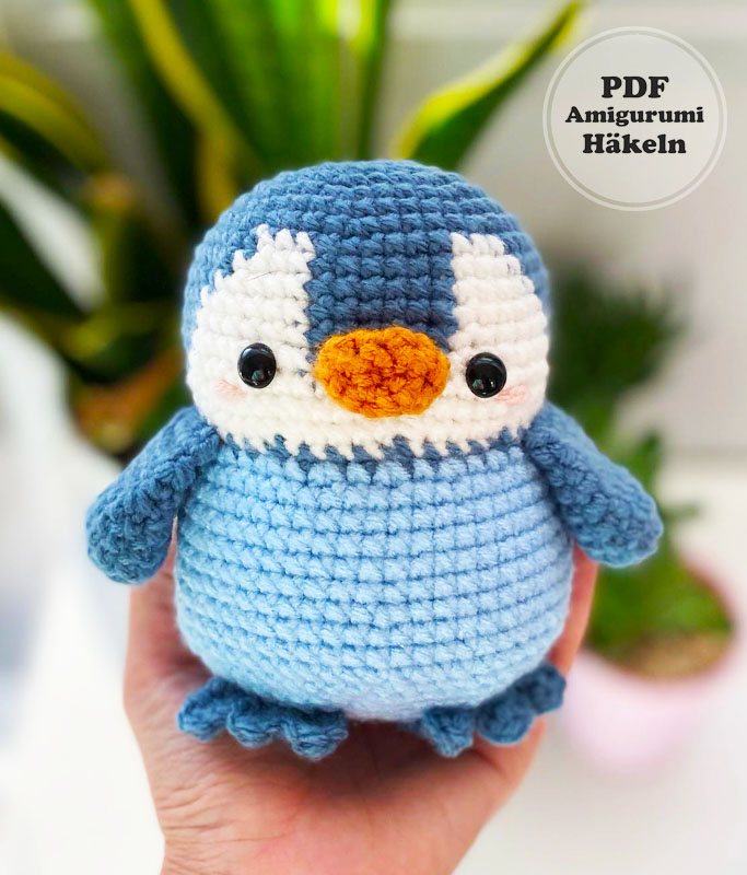 Pinguin Frosty zu Weihnachten Amigurumi PDF Anleitung (2)
