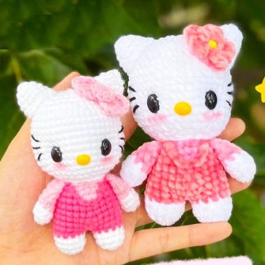 Plüsch Rosa Hello Kitty PDF Amigurumi Anleitung (1)