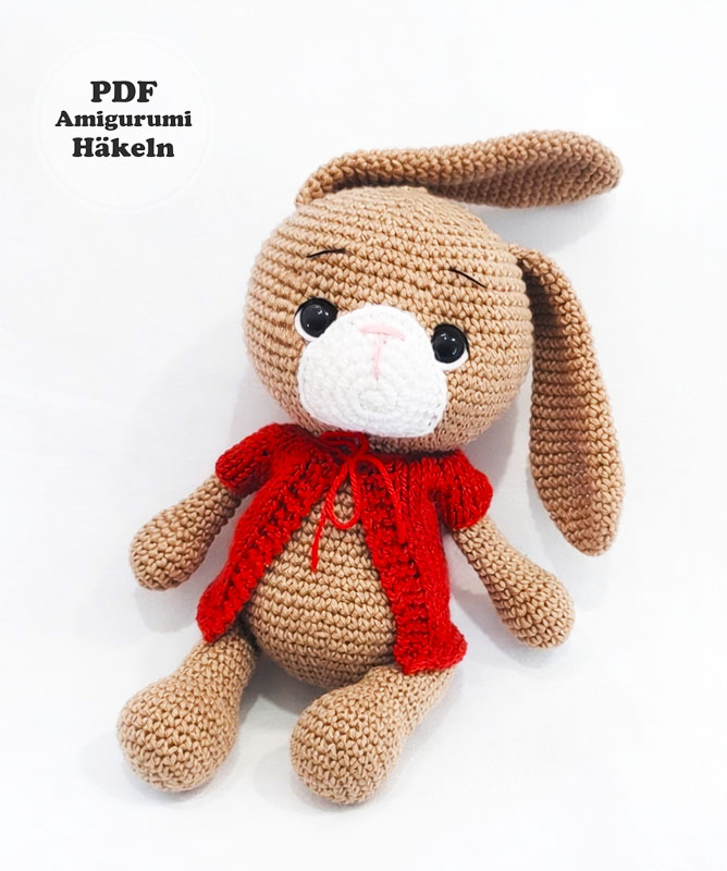 Hase mit Schlappohren Amigurumi PDF Kostenlos (2)