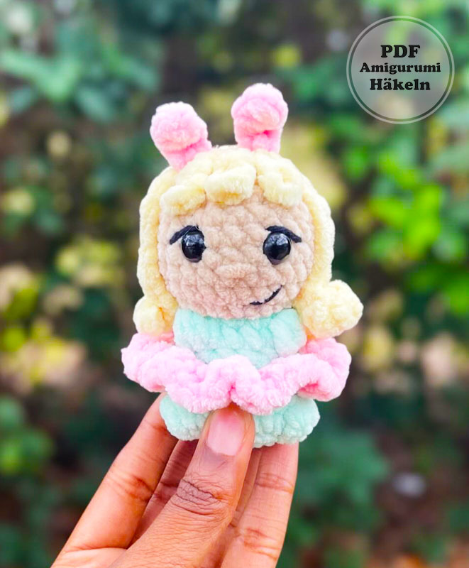 Kleiner Glücksbringer-Puppe Häkelanleitung (3)