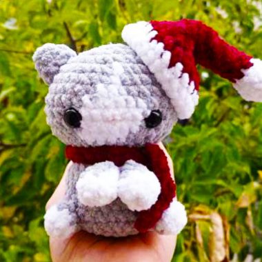 Leeroy, die Weihnachtskatze Amigurumi PDF Anleitung (1)
