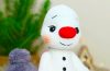 Weihnachts Schneemann mit Plüsch Hut PDF Häkeln (2)