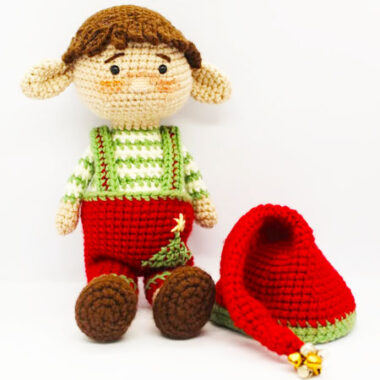 Weihnachtself Dolly Puppe Amigurumi PDF Häkeln (2)