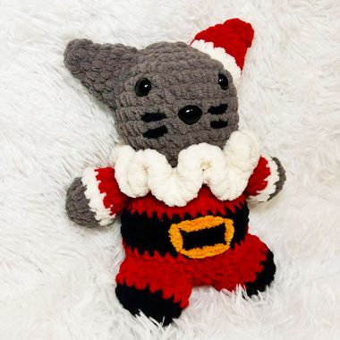 Weihnachtsmann Krallen Amigurumi Katze PDF Anleitung (1)