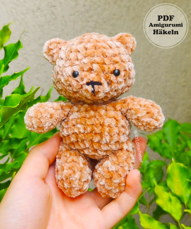 Flauschiger Teddybär Boubo Anleitung PDF Kostenlos (1)