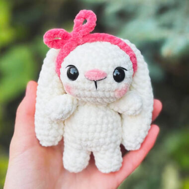 Hase mit Dicken Wangen Amigurumi PDF Häkeln (2)