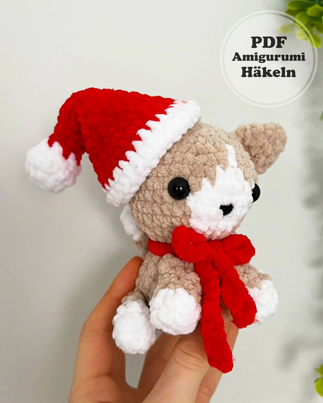  Leeroy, die Weihnachtskatze Amigurumi PDF Anleitung 2
