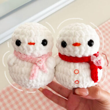 Schneemann für Anfänger zu Weihnachten Amigurumi PDF Anleitung (2)