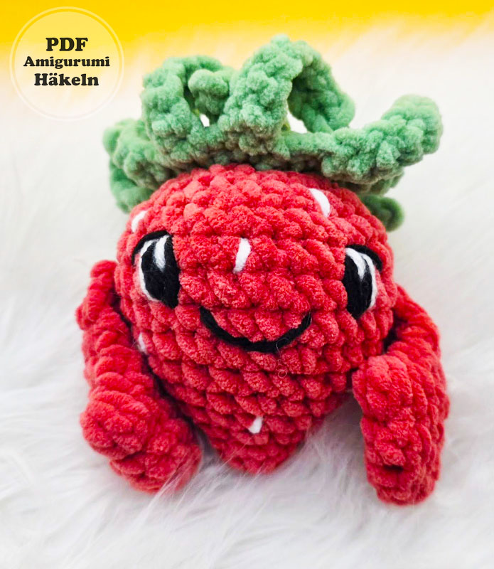 Erdbeer-Kumpel Amigurumi PDF Anleitung Kostenlos (2)
