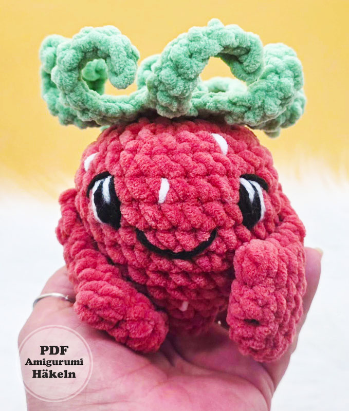 Erdbeer-Kumpel Amigurumi PDF Anleitung Kostenlos (3)