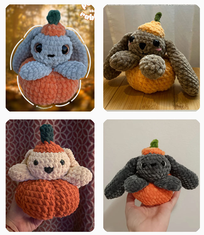 Hase Kürbis Halloween Amigurumi Anleitung