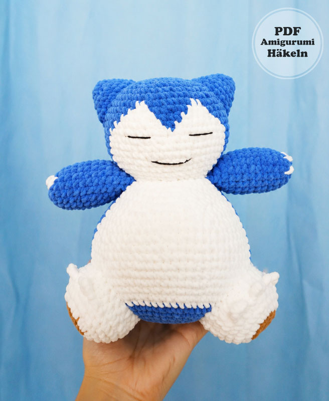 Relaxo Pokémon Amigurumi Häkelanleitung PDF (2)