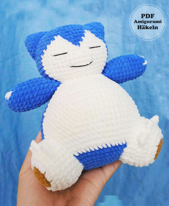 Relaxo Pokémon Amigurumi Häkelanleitung PDF (3)