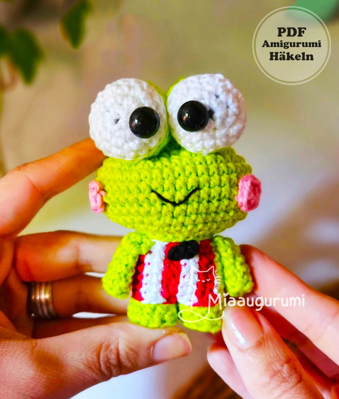Keroppi Häkelanleitung Schritt für Schritt (2)