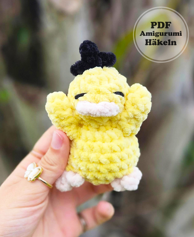 Enton Pokémon-Schlüsselanhänger Häkelanleitung (3)